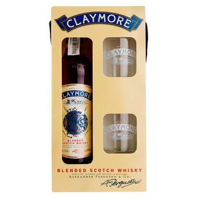 Виски Claymore 40% 0.7 л + 2 стакана 3462040 фото