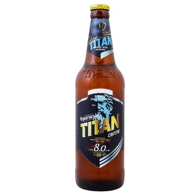 Пиво світле Чернігівське Титан, 0.5 л 3688870 фото