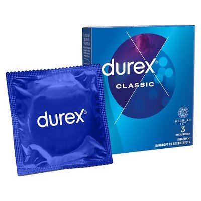 Презервативы Durex классик, 3шт 2607620 фото