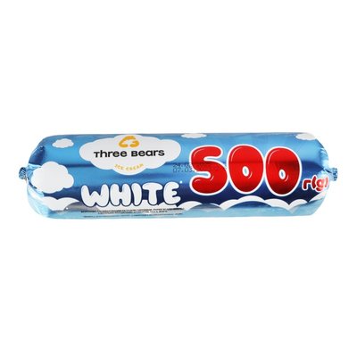 Морозиво 12% White Ваніль-Вершки Три Ведмеді, п/п пакет 500 г 4267950 фото