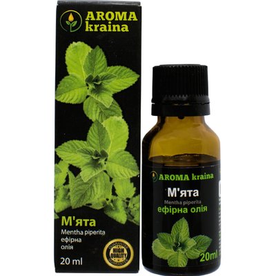 Ефірна олія М'ята Aroma kraina, 20 мл 3739930 фото