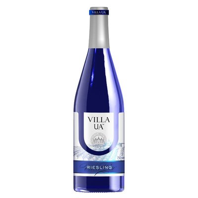 Вино біле напівсолодке Riesling Villa UA, 0.75 л 2950360 фото