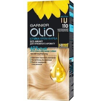 Краска для волос 110 Натуральный ультраблонд Olia Garnier, 112 мл 3287010 фото