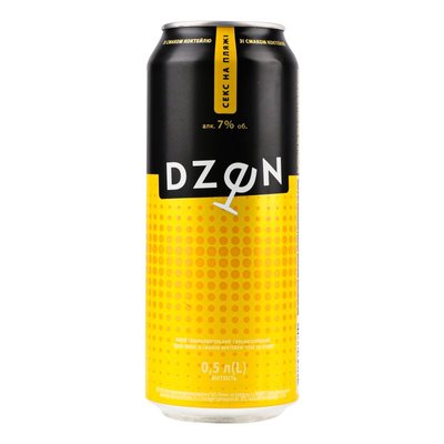 Напиток слабоалкогольный алк 7% DZEN со вкусом коктейля SEX ON THE BEACH, 0.5 л 4097820 фото
