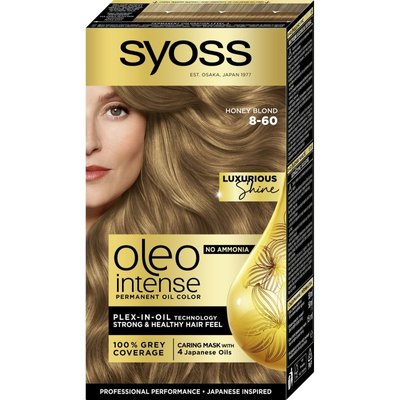 Фарба для волосся 8-6 Медовий блонд Oleo Intense Syoss, 115 мл 2846330 фото