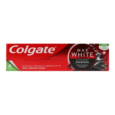 Паста зубна Charcoal Max White Colgate, 75 мл 4025670 фото