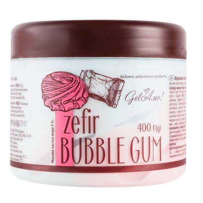 Мороженое Zefir Bubble gum Gel Amo, 400 г 3490360 фото
