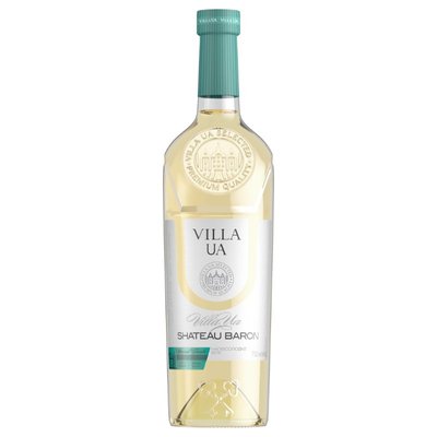 Вино біле напівсолодке Villa UA Шато Барон, 0.75 л 1863740 фото