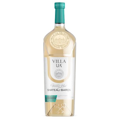 Вино біле напівсолодке Шато Барон Villa UA, 1.5 л 2331080 фото