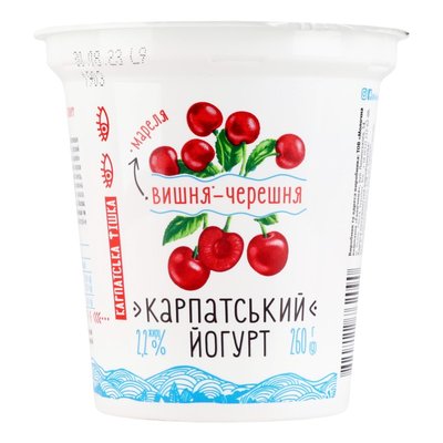 Йогурт 2.2% Клубника-злаки Карпатский Галичина, 260 г 3678360 фото