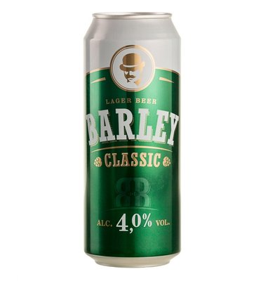 Пиво светлое Barley, 0.5 л 4039340 фото