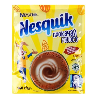 Напиток быстрорастворимый с какао Nesquik, 140 г 2624420 фото