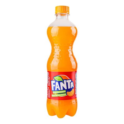 Напій безалкогольний сильногазований соковмісний без цукру зі смаком мандарина Fanta, 0.5 л 4255590 фото
