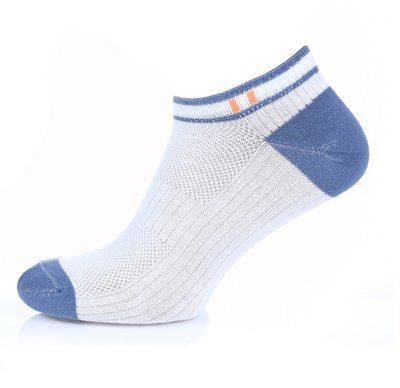Шкарпетки чоловічі білий-джинс р. 42-43 Лівий&Правий 4006190 фото