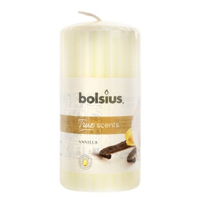 Свічка ребриста Vanilla Bolsius, 1 шт 3459640 фото