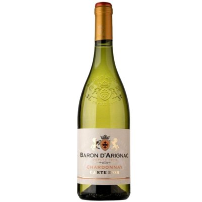 Вино белое сухое Шардоне Baron d'Arignac, 0.75 л 2813510 фото
