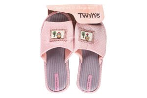 Капці відкриті домашні жіночі рожевий р. 38-39 Twins 3797830 фото