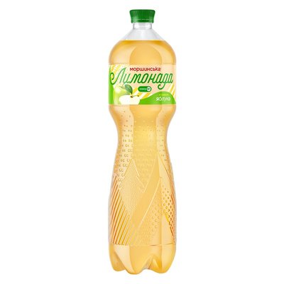 Напиток слабогазированный сокосодержащий со вкусом яблока Лимонада Моршинська, 1.5 л 4063840 фото