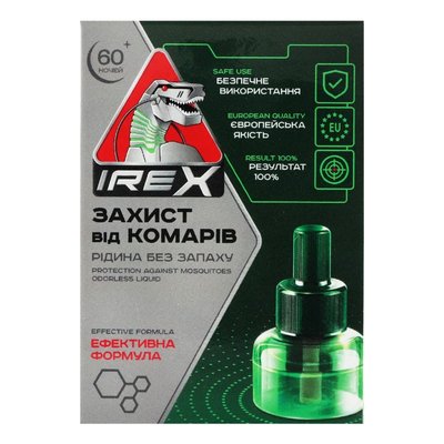 Засіб інсектицидний для електрофумігаторів 60 ночей Захист від комарів Irex ,37 мл 4037810 фото