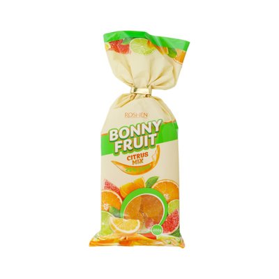 Конфеты желейные Citrus mix Bonny fruit Roshen, 200 г 3001460 фото