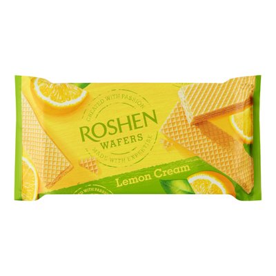 Вафли Lemon Cream Wafers Roshen, 216 г 4036170 фото