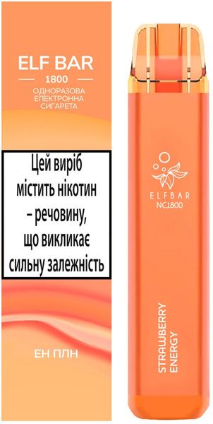 Електронна сигарета одноразова Elf Bar NC1800 6 мл. 5% Ен Плн М 3950100 фото