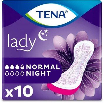 Прокладки урологические женские Normal Night Lady Tena, 10 шт 3704820 фото