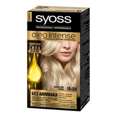 Крем-фарба 10-50 Димчастий блонд Intense Syoss, 1 шт 2996500 фото