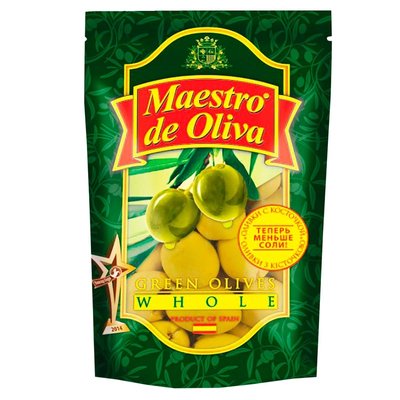 Оливки с косточкой Maestro de Oliva, 180 г 3365620 фото