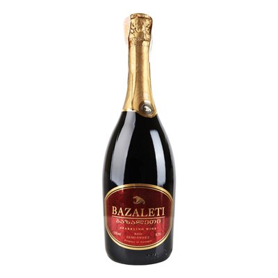 Вино игристое красное полусладкое Bazaleti, 0.75 л 3245560 фото
