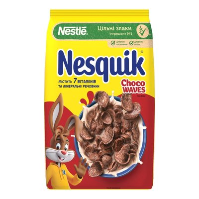 Сухой завтрак с витаминами и минеральными веществами Choco Waves Nesquik, 210 г 4089410 фото