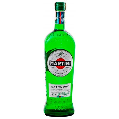 Вермут белый сухой Martini Extra Dry, 1 л 2622080 фото