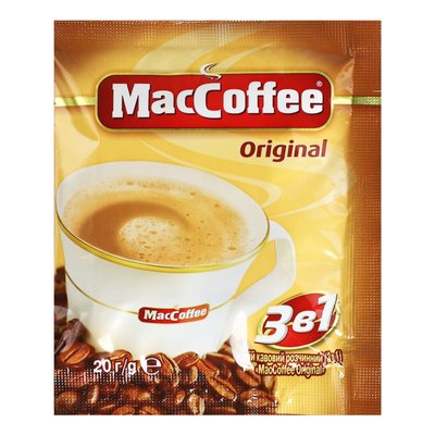 Кавовий напій Maccoffee 3в1, 50 шт/уп. 2341920 фото