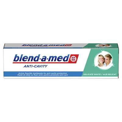Зубна паста Анти-карієсДелікатне відбілювання Blend-a-med, 75 мл 4070070 фото