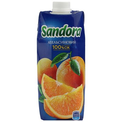 Сок апельсиновый Sandora, 0.5 л 1949620 фото
