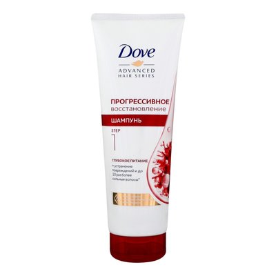 Шампунь для волос Прогрессивное восстановление Dove, 250 мл 2699610 фото