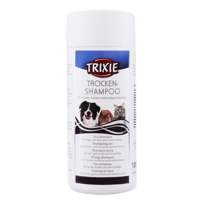 Шампунь сухой для собак, кошек и других небольших животных Trocken-Shampoo Trixie 100г 2563400 фото