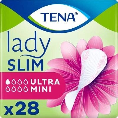 Прокладки урологічні Slim Ultra Mini Lady Tena, 28 шт 3704830 фото
