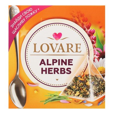 Чай пакетований альпійські трави Lovare, 15 шт/уп 3363900 фото
