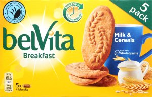 Печенье мультизлаковое Milk&Cereals Original Breakfast BelVita, 225 г 2896760 фото