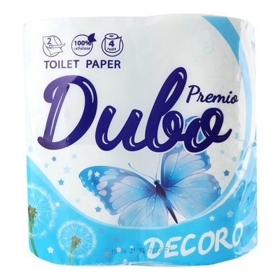 Туалетная бумага 2-х слойная Soffione Decoro, 4 шт/уп. 1995250 фото