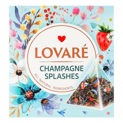 Чай пакетований Бризки шампанського Lovare, 15 шт/уп 3198550 фото