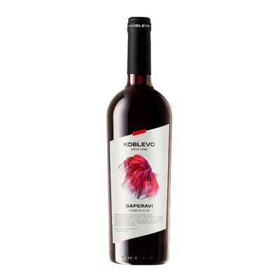 Вино красное сухое Koblevo Бордо Саперави, 0.75 л 1756680 фото