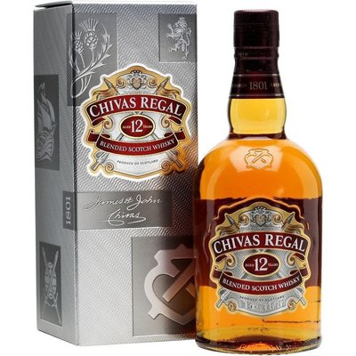 Виски шотландский Chivas Regal 12 лет выдержки, 0.7 л 3924640 фото