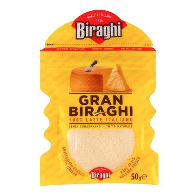 Сыр твердый тертий 12/14 мес. 32% Gran Biraghi, 50 г 4128790 фото