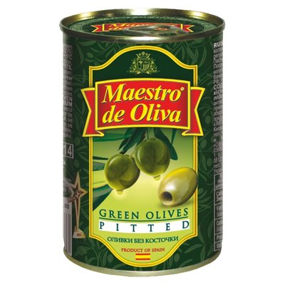 Оливки без косточки Маэстро, 300 г 1272510 фото
