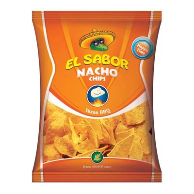 Чіпси кукурудзяні зі смаком барбекю El Sabor Nacho, 100 г 4038050 фото