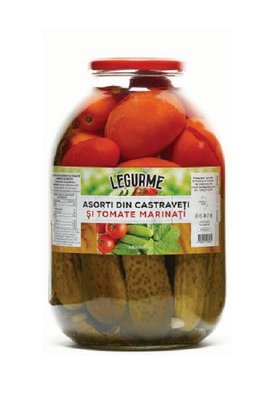 Консервированные томаты и огурцы Ассорти Legurme, 3000 г 3909500 фото