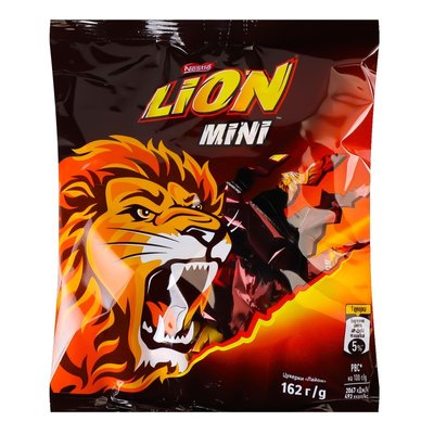Цукерки Lion Mini Nestle, 162 г 3941950 фото