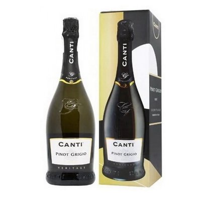 Вино белое игристое брют Canti Pinot Grigio Brut Blanc, 0.75 л 4065910 фото